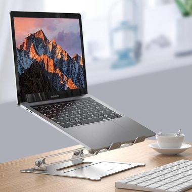 Giá đỡ Laptop linh hoạt hợp kim nhôm cao cấp VIVAN VLS01 Xám