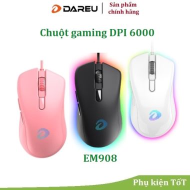 Chuột chơi game Dareu EM908 RGB USB