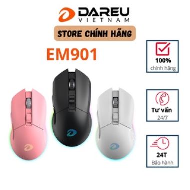 Chuột máy tính gaming wireless DareU EM901