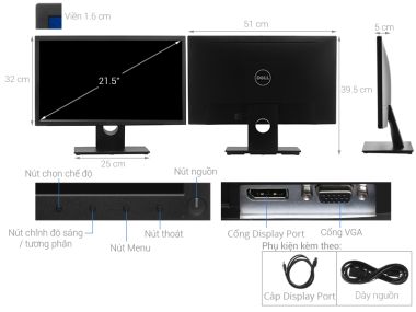 Màn hình Dell 21.5