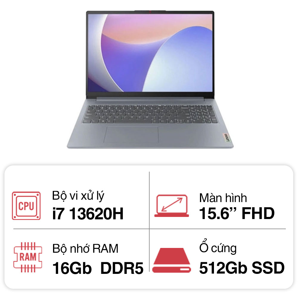 Lenovo IdeaPad Slim 3 15IRH8 (i7-13620H,16GB, 512GB SSD/ W11)