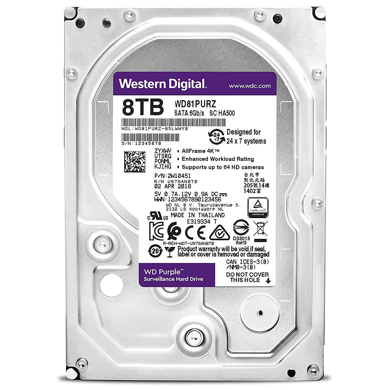 Ổ cứng HDD PC/ Camera  1TB/ 2TB/ 3TB/ 4TB/ 6TB/ 8TB/ 10TB