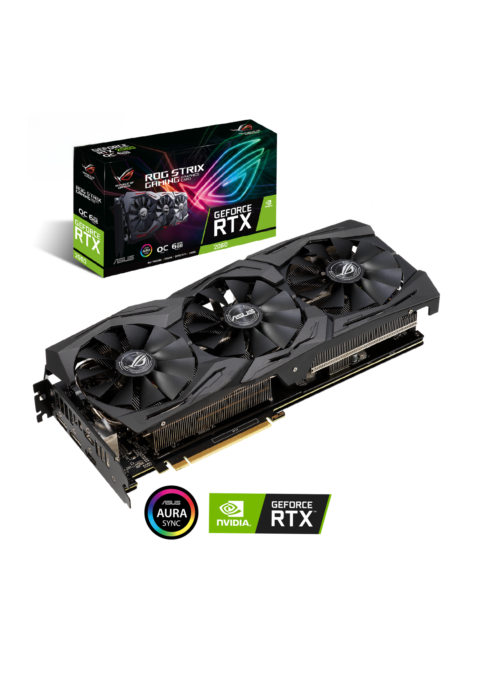 Card màn hình ASUS Dual GeForce RTX 2060 OC EVO 6GB GDDR6 (DUAL-RTX2060-O6G-EVO)