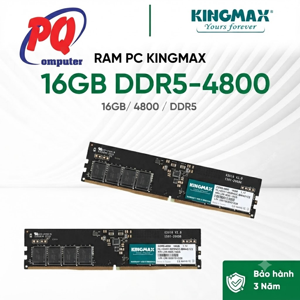 RAM Desktop Kingmax 16GB DDR5 Bus 4800Mhz