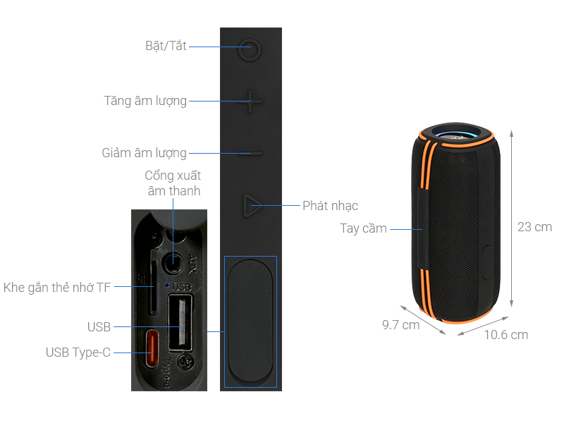 Loa Bluetooth Rezo Play