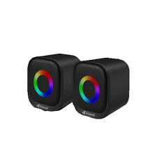 Loa vi tính 2.0 mini Kisonli X3 led RGB - âm thanh cực chắc (đen)