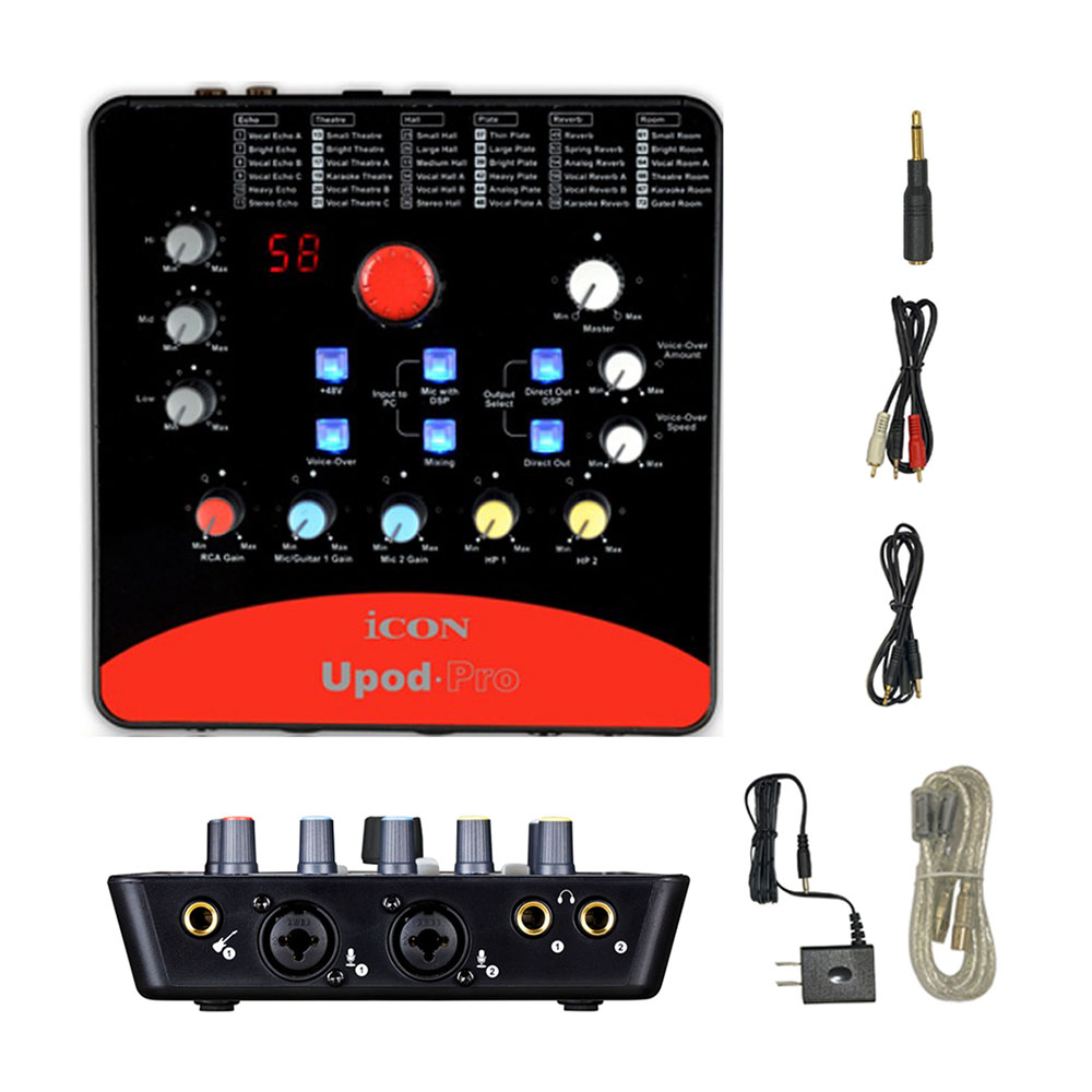 Sound card Icon Upod Pro – 72 chế độ vang – Soundcard thu âm chuyên nghiệp