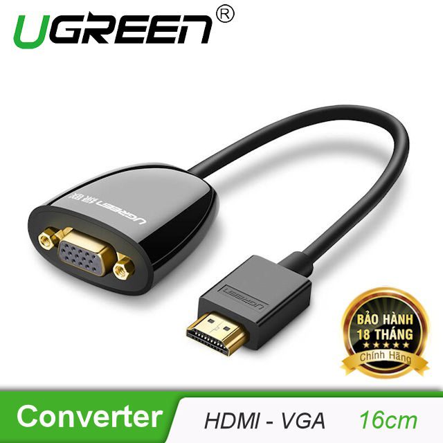 Cáp chuyển VGA sang HDMI Ugreen 50945