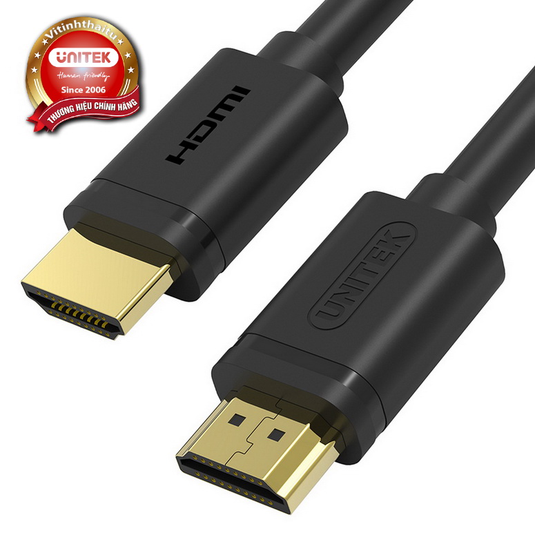 CÁP HDMI 1.4 2M (Y-C 138U) 4K UNITEK CHÍNH HÃNG.