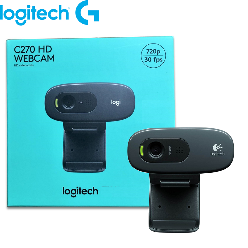 Webcam C270 HD của, video 720p với Mic giảm tiếng ồn